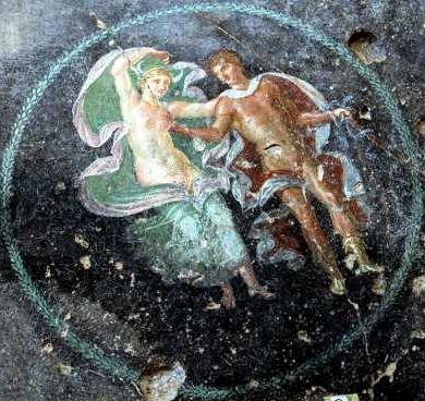 chaste lovers Pompeii