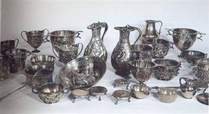 the silver of the house of Menander